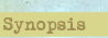 synopsis